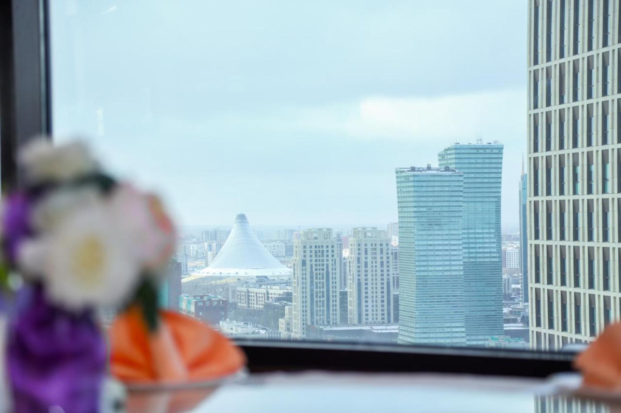 Beijing Palace Soluxe Hotel Astana Εξωτερικό φωτογραφία View from the 30th floor